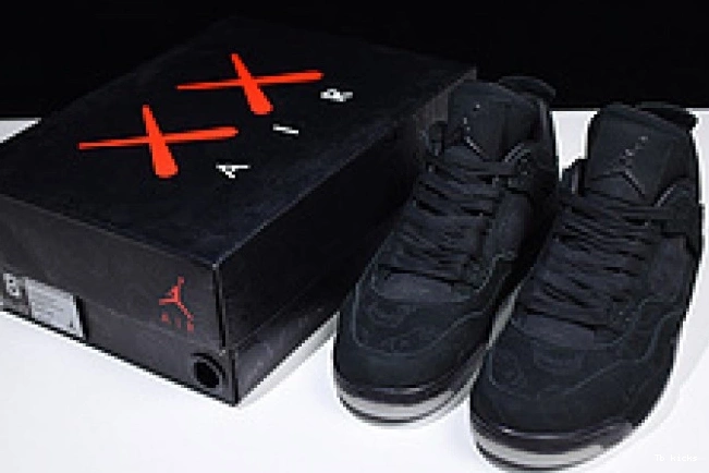 Reps TBK black Nike retro Air 4 Jordan 930155 001 kaws 0727